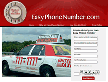 Tablet Screenshot of easyphonenumber.com